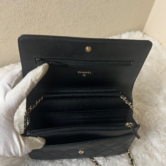 Chanel Wallet on Chain Caviar Le Boy - Picture 7 of 9